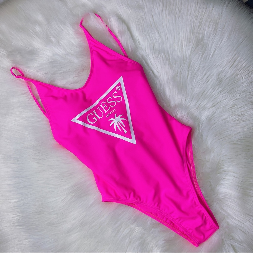 Hot Pink Guess Baithing suit